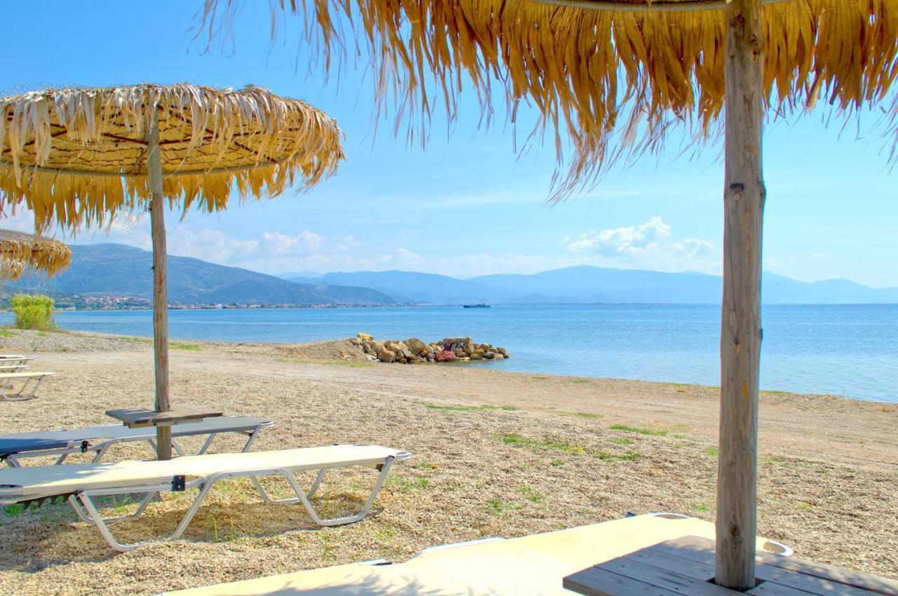 Epipleon Luxury Suites -104- Δωμάτιο 35Τμ Με Βεράντα 35Τμ Μπροστά Στη Θάλασσα Nafpaktos Luaran gambar
